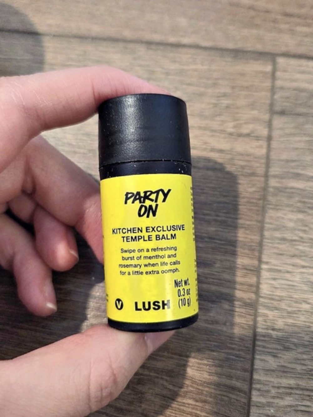 Lush Party On Kitchen Exclusive Temple Balm 0.3 oz